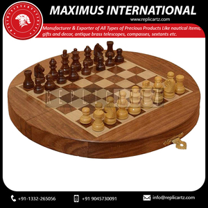 Wooden Indoor Chess Game Decorative Knick Knack Family Board Game Strategy <b>Puzzle</b> Toy for Kids Adults Logical Thinking Gift - Product Image 6