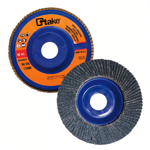 Disque à lamelles Ttake 125x22 mm Zirconium Plus avec support en nylon abrasif pour le ponçage - Product Image 2