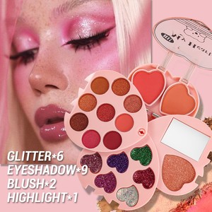 Paleta de Sombras de Ojos Multicolor de Nuevo Diseño, Resistente al Agua, de Larga Duración, con Brillo Metálico, Brillantina, Mate y Satinado - Product Image 2