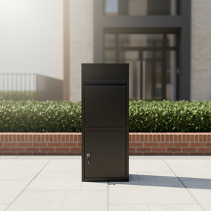 Free Standing Outdoor Mailbox Outdoor Package Modern Delivery Letterbox Custom Metal Parcel <b>Letter</b> <b>Box</b> - Product Image 4