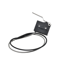 Micro-interrupteur à levier 5A 6A 125VAC/250VAC 25T120 à deux fils SPST NC normal fermé, sécurité ROHS et CE, étanche IP7