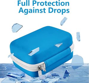 Trẻ Em Màu Xanh Máy Ảnh Trường Hợp Du Lịch Mang Lưu Trữ Túi Trường Hợp Bảo Vệ Cho Trẻ Em Máy Ảnh Kỹ Thuật Số - Product Image 4