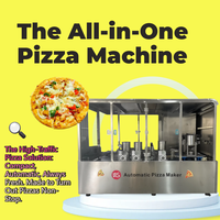 Mesin Pembuat Pizza Semi Otomatis Listrik Efisiensi Tinggi untuk Restoran dengan Kontrol Sentuh Termostat yang Dapat Disesuaikan 4 Rasa