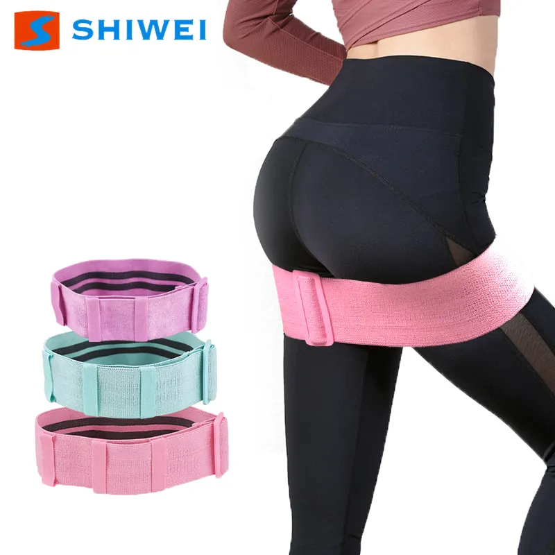 SHIWEI-1011-8#Adjustable Resistance Bands Loop Exercise Booty Band Hip Circle