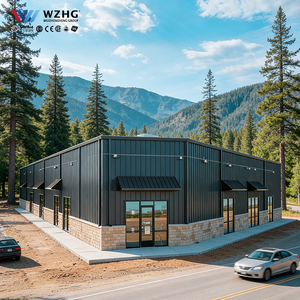 Hangar de stockage en structure acier haute résistance et grande capacité pour centre de distribution, certifié CE, durée de vie de 50 ans, galvanisé - Product Image 1