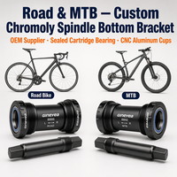 Support de pédalier de vélo CNC OEM personnalisé en chromoly avec roulement à cartouche scellé pour VTT et vélo de route – Fournisseur