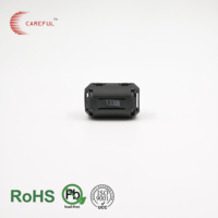 Filtre EMI à clipser en ferrite de 13,5 mm de diamètre - Suppresseur de bruit à ouverture rapide pour câbles d'alimentation de chargeurs et câbles de données 1330B
