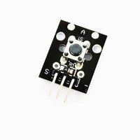 KY-004 interrupteur tactile 3 broches bouton poussoir interrupteur capteur Module 6x6x5mm tactile interrupteur d'alimentation bricolage Kit capteur Module