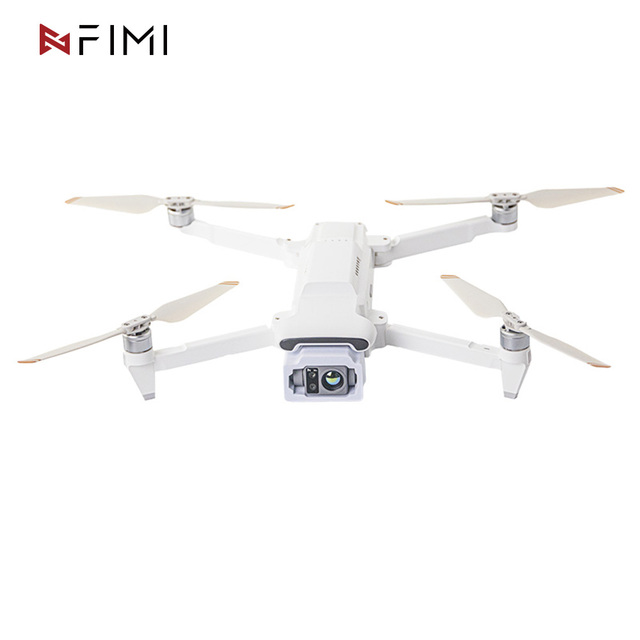 FIMI X8T Professional 4K Drone 20KM Range 47-Minute Flight Time Thermal Imaging Camera for Building Inspections Brushless Motor