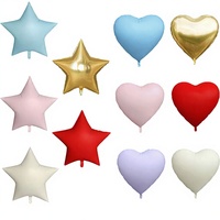 Ballons en forme de cœur rouges mats de 30 pouces pour la décoration d'anniversaire et de la Saint-Valentin