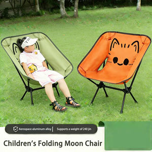 Sedia Pieghevole Portatile per Campeggio, Sedia a Mezzaluna, Sedia in Lega di Alluminio, per Riposini Pomeridiano - Product Image 6