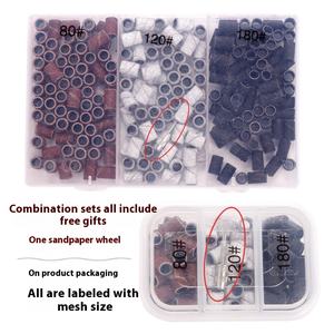 ג 'ידן בינוני קובץ ציפורניים מניקור פדיקור להגדיר 100/180/240 ירוק רצועות פלסטיק מסמר קצת ידידותי לסביבה - Product Image 2