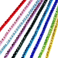 Vente en gros de chaînes de coupe en strass SS16 coudre sur la coupe fermer chaînes de strass Bling Bling pour accessoires vestimentaires
