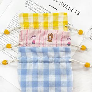 Nouveaux produits, sacs à cordon, logo personnalisé, pochettes cadeaux en coton pour l'emballage de cadeaux - Product Image 2