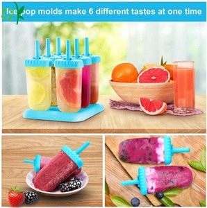 ถาดน้ำแข็งพลาสติกปราศจากสาร BPA พร้อมฝาปิดไอติมไอศครีมสำหรับฤดูร้อน - Product Image 6