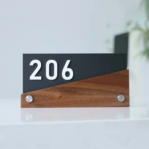 <span class=keywords><strong>Plaque</strong></span> d'immatriculation <span class=keywords><strong>de</strong></span> maison <span class=keywords><strong>autocollante</strong></span> personnalisée avec lettres <span class=keywords><strong>de</strong></span> style moderne pour numéro <span class=keywords><strong>de</strong></span> <span class=keywords><strong>porte</strong></span> d'hôtel - Product Image 6