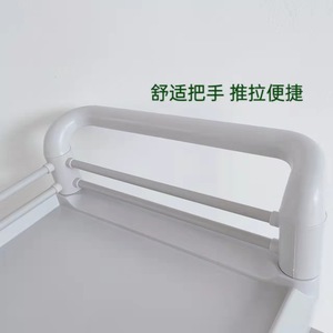 Lercare Salon Trolley 2 Layer Plastic Beauty Cart With Bucket For Nail And Hair Care - Product Image 3