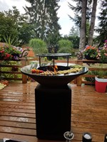 Barbecue en acier à cordage, pour Camping en plein air, au charbon de bois, appareil de cuisson Commercial