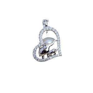 จี้เงินแท้ S925 รูปช้าง 7-8 มม. แบบไม่มีรู สำหรับผู้หญิง รุ่น 5284 อุปกรณ์ DIY สำหรับทำจี้คริสตัล - Product Image 5