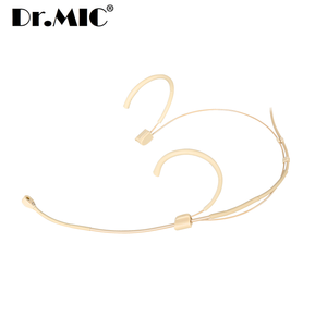 Micrófono de diadema con <span class=keywords><strong>cable</strong></span> de color piel, invisible, diseñado con banda para el cabello y clip de sujeción - Product Image 1
