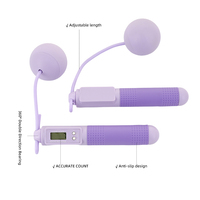 Corde à Sauter Lestée et Sans Fil pour Entraînement de Force Crossfit, Compteur Intelligent Digital d'Affichage LCD de Calories pour Boxe