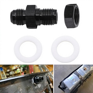 Conector Separador de Celdas de Combustible AN6 AN8 AN10 AN12 de Aleación de Aluminio con Junta para Modificación de Automóviles - Product Image 3