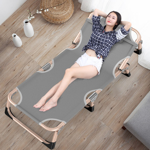 Chaise longue pliante multifonctionnelle Yixun YX-1023 en métal pour bureau, camping, sieste à domicile, portable - Product Image 4