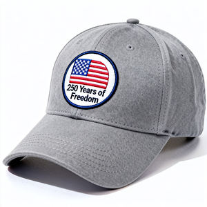 Gorra de Béisbol de <span class=keywords><strong>6</strong></span> Paneles con Bordado 100%, 250 Aniversario de los Estados Unidos, Unisex, con Estatua de Águila y Bandera de EE. UU. - Product Image 2