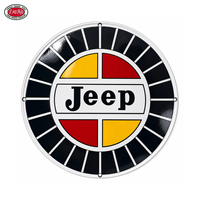 Plaque émaillée ronde Chevrolet Super Service, style moderne vieilli, en porcelaine, pour atelier de réparation automobile, garage, ou décoration murale de cave à homme