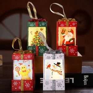 Lanterne d'oeil de couleur de Noël, lumières de Noël Lumières Ornement de bureau Petite lampe à huile Décoration de centre commercial/ - Product Image 5