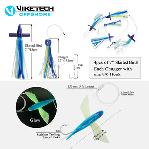Fully Rigged Captain's Offshore Kit Resin Head <strong>Trolling</strong> Lures Teaser Birds For <strong>Tuna</strong> Marlin Mahi Mahi Big Game Wholesale - Product Image 6
