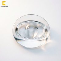 Source de lumière COB de 92 mm, lentille optique en verre asphérique concave convexe pour l'éclairage des lampadaires