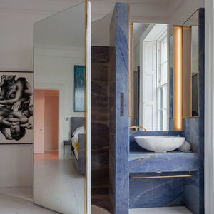 <span class=keywords><strong>Dalle</strong></span> et carreaux de <span class=keywords><strong>granit</strong></span> de qualité supérieure en marbre moderne pour carreaux de salle de bain bleus Construction couleur ciel mur intérieur bleu Azul Macabus - Product Image 1