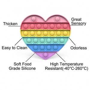 Fabricante de Juguetes Pop Fidget, Venta al por Mayor, Nuevas Formas de Búho, Dinosaurio, Pegaso, Juguete de Silicona con Burbujas - Product Image 3