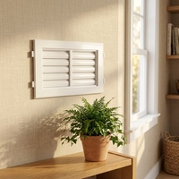 Diffuseur d'air carré en plastique ABS haute résistance anti-UV MV15 Multivent pour la climatisation centralisée commerciale