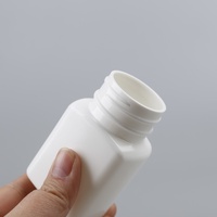 Bouteille d'emballage en plastique HDPE pour produits de santé, vide, pour vitamines, compléments nutritionnels, comprimés, pilules, capsules, médicaments