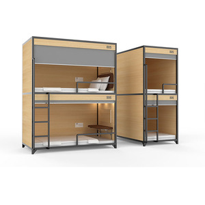 Модульная двухэтажная кровать KSL, двухъярусная кровать с шторами - Product Image 5