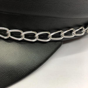 Chapeau d'officier d'uniforme Chapeau d'officier de <span class=keywords><strong>la</strong></span> <span class=keywords><strong>marine</strong></span> royale britannique Casquette de capitaine de <span class=keywords><strong>la</strong></span> <span class=keywords><strong>marine</strong></span> Casquette en cuir Couronne de <span class=keywords><strong>la</strong></span> reine - Product Image 6