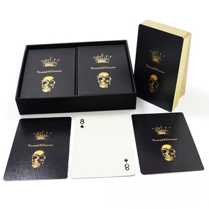 <span class=keywords><strong>Jeu</strong></span> de cartes de poker <span class=keywords><strong>en</strong></span> papier doré personnalisé Casino arabe carte à jouer <span class=keywords><strong>en</strong></span> plastique carte à jouer magique avec boîte - Product Image 4
