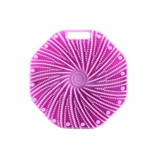 Cepillo de Baño de Silicona Multifacético Portátil y Montable en Pared Zhihan MKS1222, Cinturón Corporal Octogonal para Adultos - Product Image 5