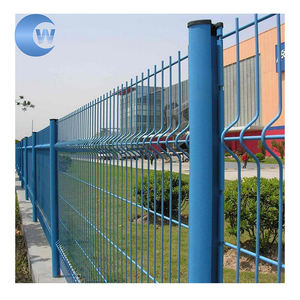 รั้วแผงโค้ง3D รูปตัววี3D รั้วลวดโค้งงอสังกะสี3D แผงรั้วลวด - Product Image 6