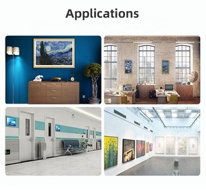 INSOVISION <b>Wall</b> Mount 22 Inch Digital Signage Screen WIFI 2K 4K Digital Frame Square LCD <b>Displays</b> for Intelligent Art Museum - Product Image 6