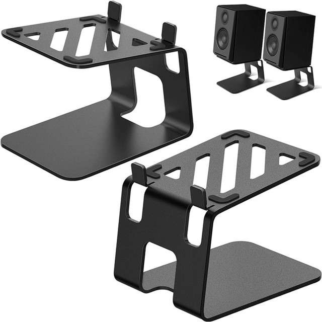 Desktop Speaker Stands With Vibration Absorption Pads Metal Speaker Stands Bookshelf Speaker Stands Bracket