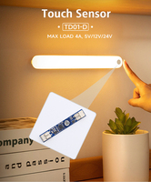 Shinechip 4A LED Linear Profile Strip Lamp Smart IP20 Cabinet Use Sensor Switch DC12V/24V Capacitive Touch Inductive Module