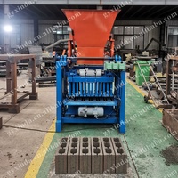 Machine à pavés semi-automatique économique, machine à briques en béton, machine à fabriquer des briques emboîtables pour briqueterie