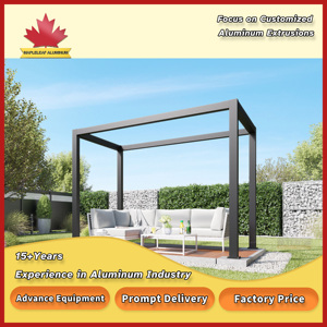 Serre de véranda motorisée <span class=keywords><strong>en</strong></span> aluminium Pergola d'extérieur moderne de luxe motorisée - Product Image 2