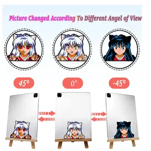 Adesivi magici Flip 3D alla rinfusa a buon mercato per feste, riempitivi per borsa regalo di San Valentino, <span class=keywords><strong>Anime</strong></span> 3D, adesivi lenticolari - Product Image 5