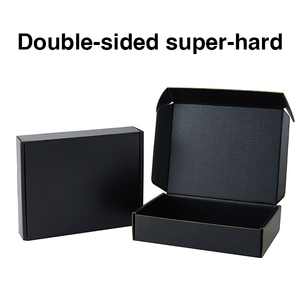 Bán buôn có thể tái chế các tông sóng hộp thư mục thiết kế tùy chỉnh hình dạng Logo jiuhan thương hiệu cho giày quần áo bao bì - Product Image 3