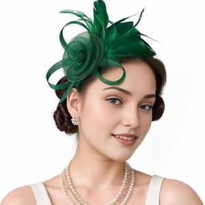 Nouveau <span class=keywords><strong>chapeau</strong></span> melon de mariée 100% coton - Mini <span class=keywords><strong>chapeau</strong></span> d'hiver à plumes, accessoire élégant pour femme pour <span class=keywords><strong>mariage</strong></span> par temps froid - Product Image 1