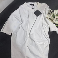 Camiseta de Marca al por Mayor 2026, Camiseta de Hombre con Pedrería, Camiseta de Algodón Bordada Personalizada, de Alta Calidad, Resistente al Agua